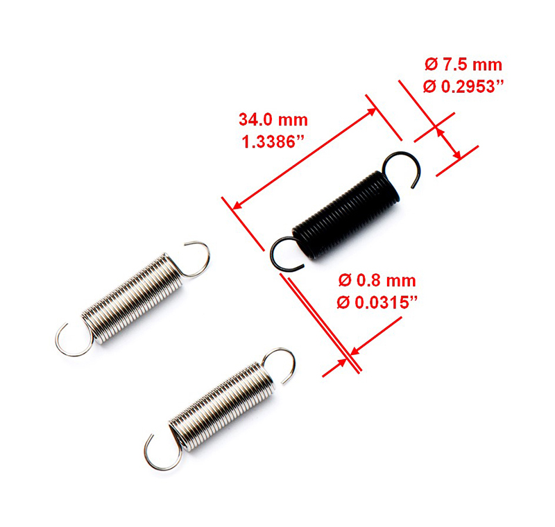 Black Tension Spring